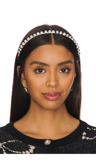 Wetherly Headband in Rhinestone | Revolve Clothing (Global)