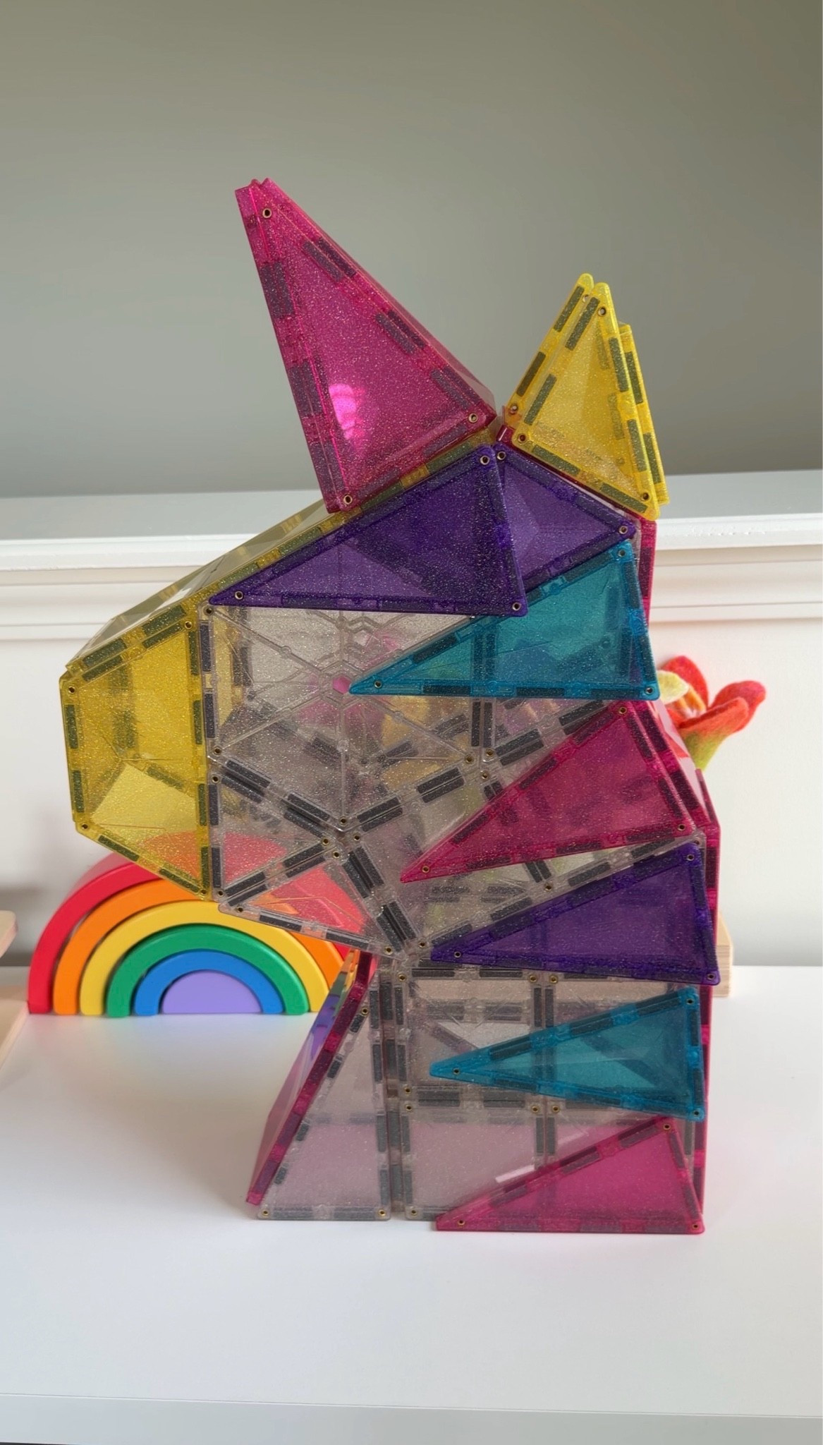 The cutest (and best quality) magnetic tiles at @Target! #connetix