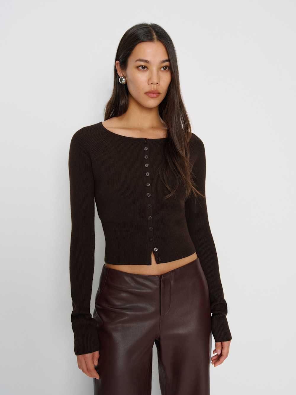 Meadow Regenerative Merino Cardigan | Reformation (Global)