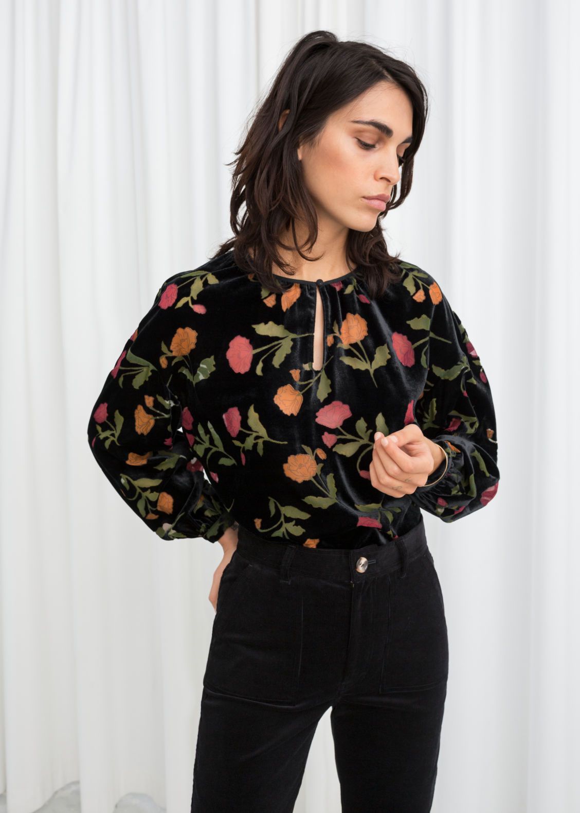 Floral Velvet Blouse | & Other Stories (EU + UK)