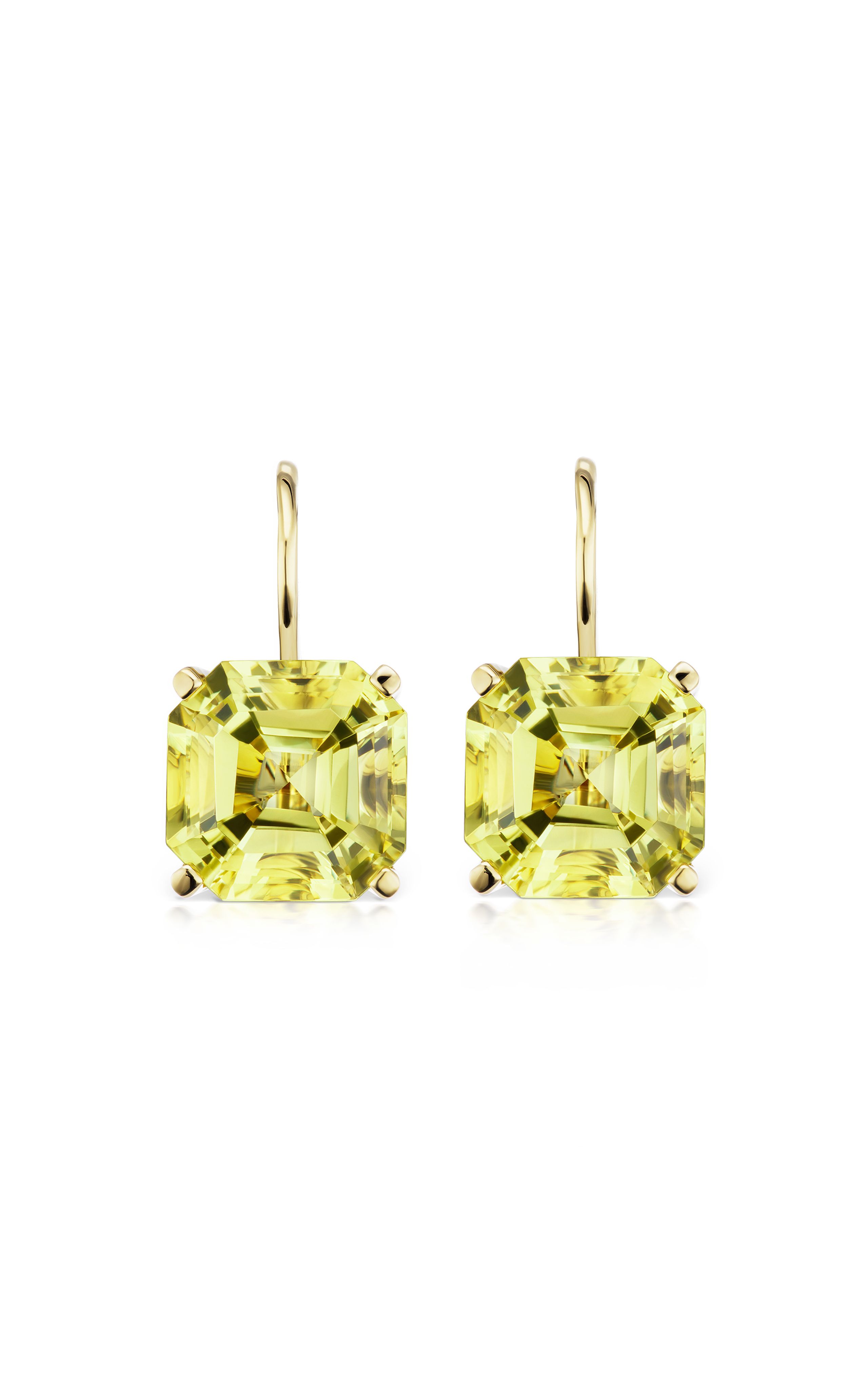 Twinkle Twinkle 14K Yellow Gold Quartz Earrings | Moda Operandi (Global)
