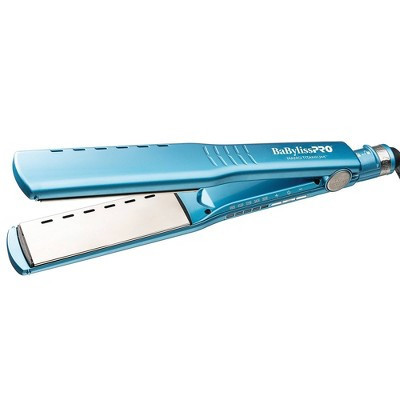 BaBylissPRO Nano Titanium Vented Ionic Flat Iron - Blue - 1.5" | Target