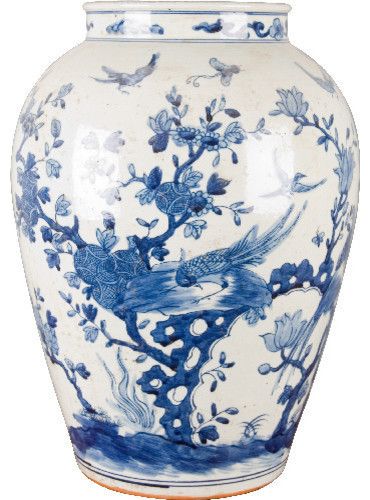 https://www.houzz.com/product/30845260-large-blue-and-white-vase-traditional-vases/?m_refid=PLA_HZ_3 | Houzz 