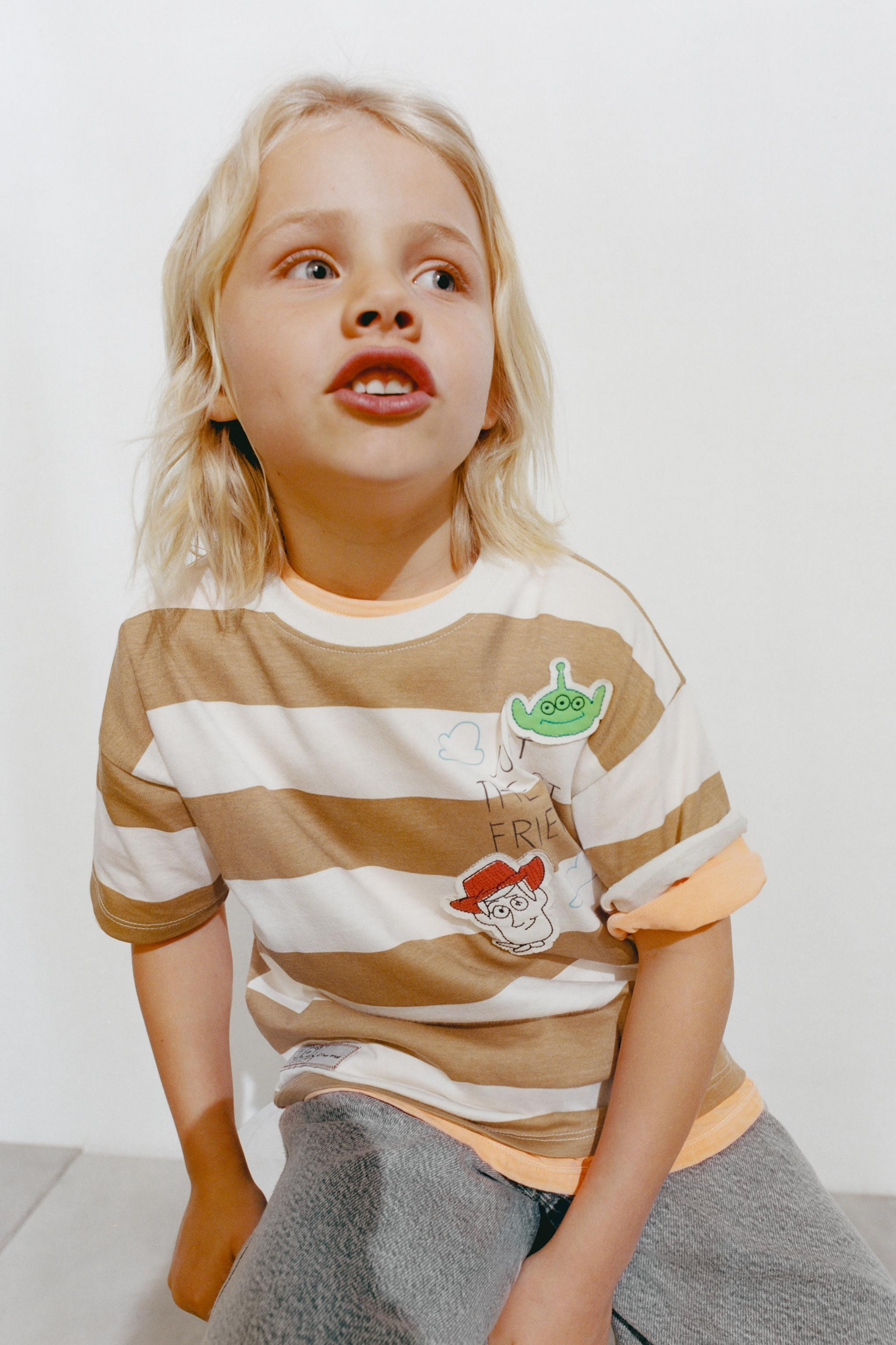 STRIPED TOY STORY © DISNEY PIXAR PATCH T-SHIRT | Zara US
