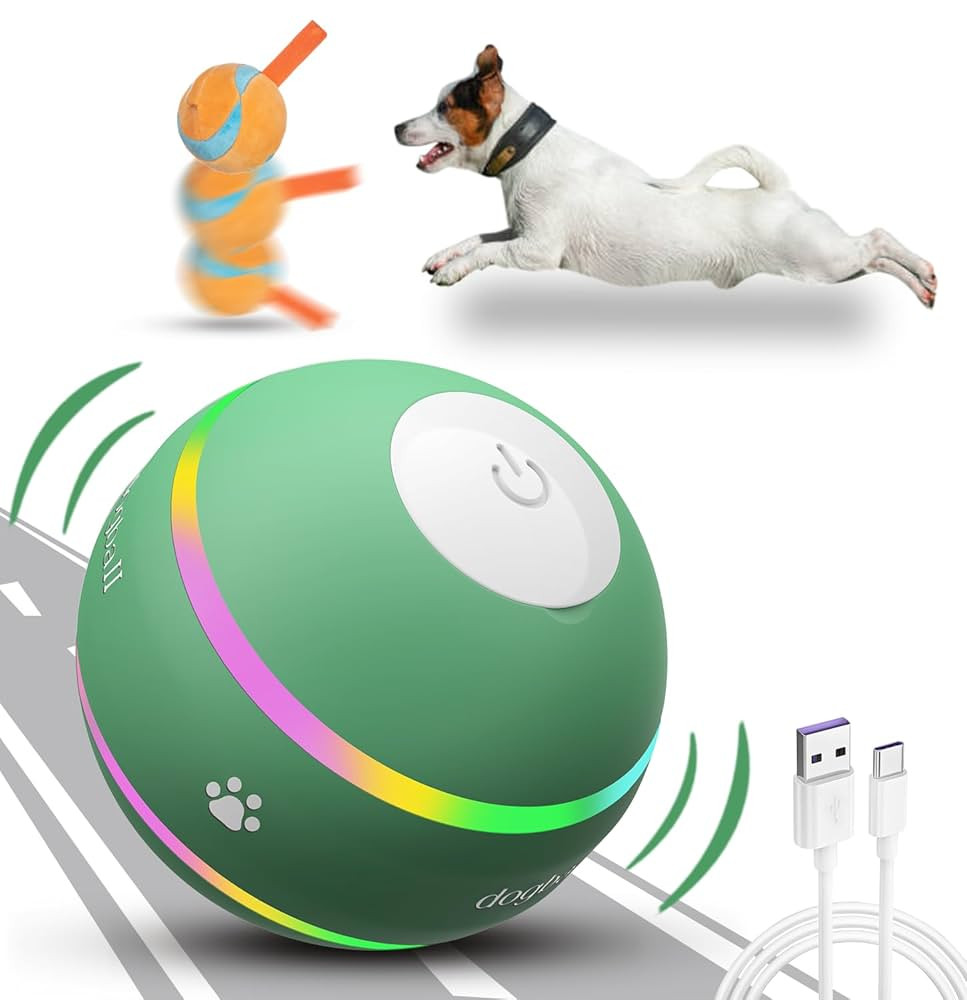 Dog Balls,The 3rd Generation Interactive Toys for Puppy/Small/Medium/Large Dogs,Improved Dog Roll... | Amazon (US)