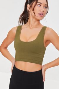 Seamless Ribbed Sports Bra | Forever 21 | Forever 21 (US)