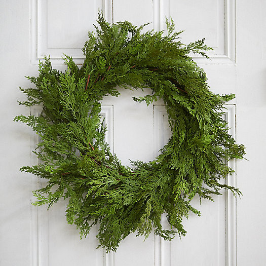 Faux Cedar Wreath | Terrain