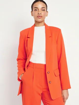 Taylor Relaxed Suit Blazer for Women | Old Navy (US)