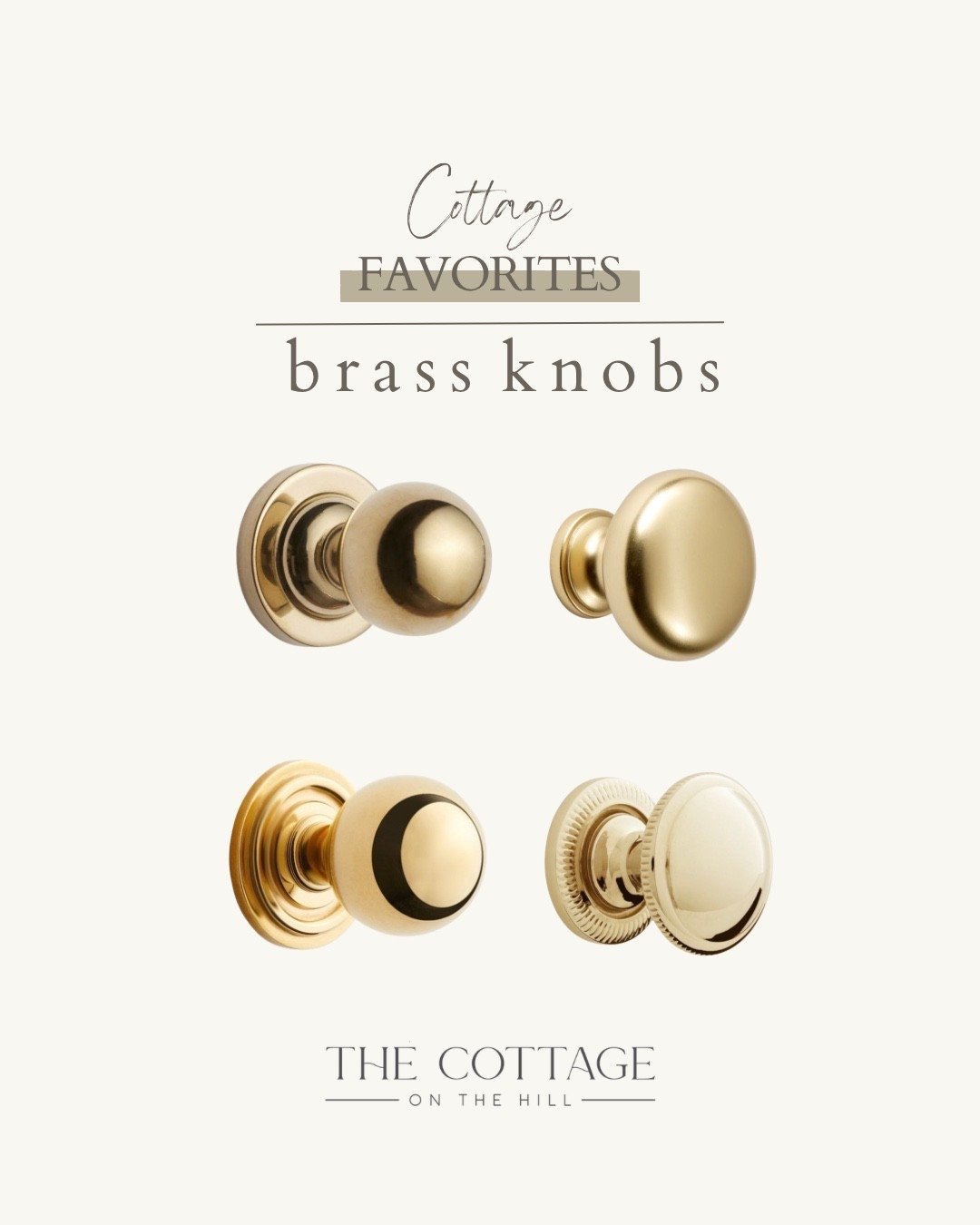 Here are some of my favorite brass knobs for your kitchen 

#LTKHome