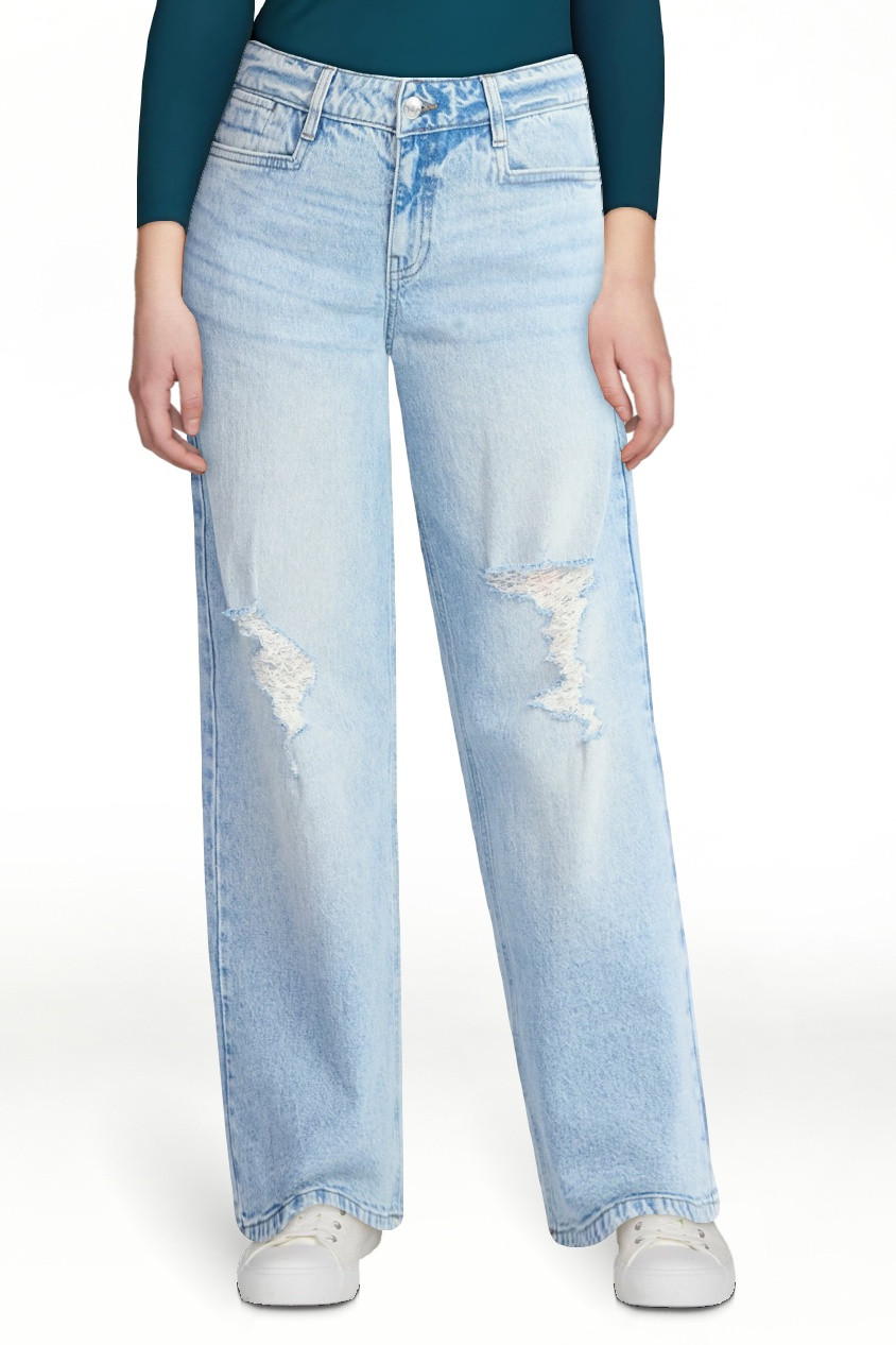 No Boundaries Distressed Denim Jeans, 30'' Inseam, Women’s | Walmart (US)