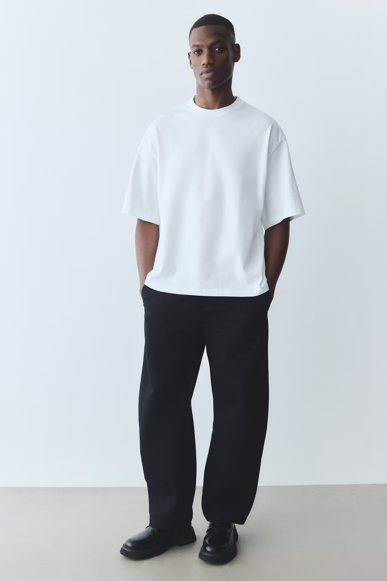 Oversized-Fit T-Shirt - White - Men | H&M US | H&M (US + CA)
