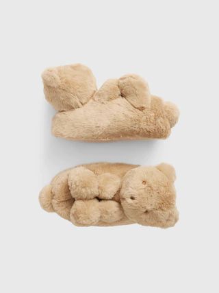 Kids Cozy Bear Slippers | Gap (US)
