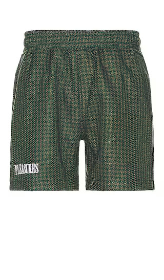 Intercept Houndstooth Shorts in Green | Revolve Clothing (Global)