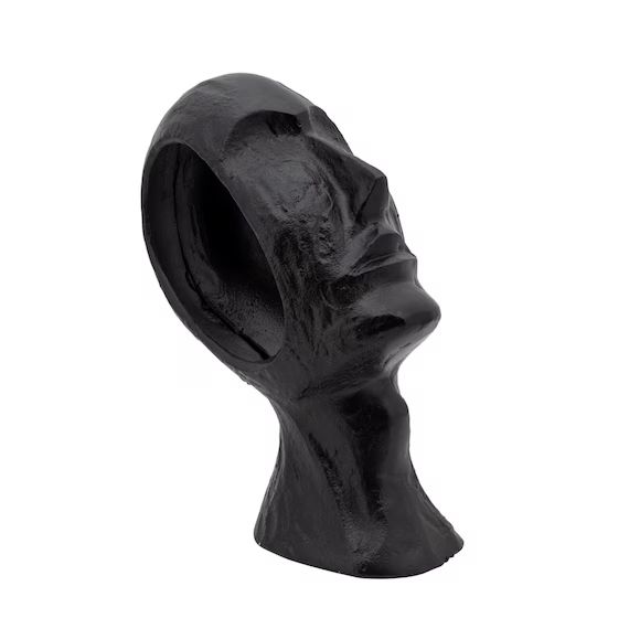 SALE Metal Face Decorative Figurine Sculpture | Etsy | Etsy (US)