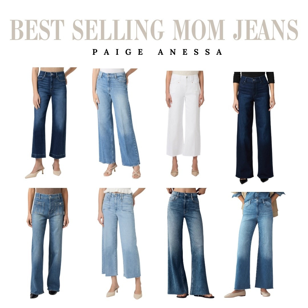 PAIGE Anessa are the best-selling mom jeans for a reason. Linking multiple washes here — keep an eye out for the ones on sale  

#LTKootd #LTKmomlife