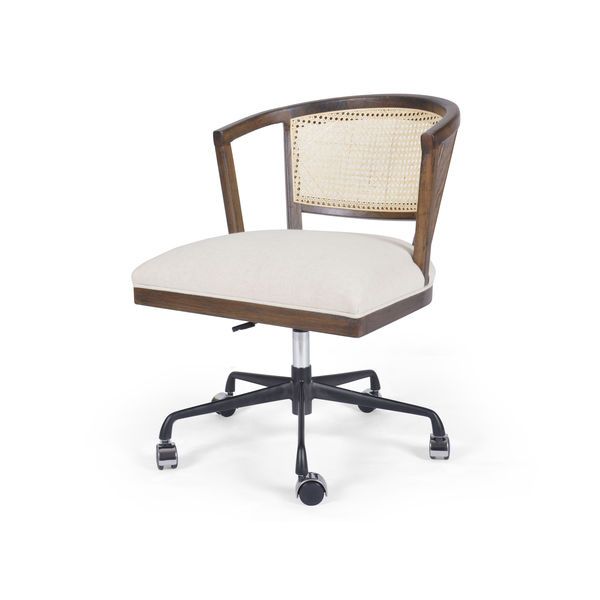 Alexa Vintage Sienna Cane Desk Chair | Scout & Nimble