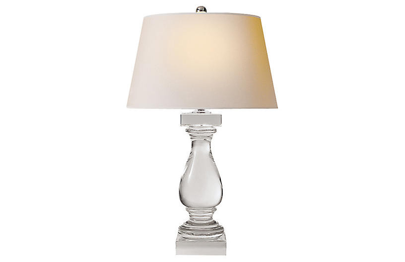 Balustrade Table Lamp, Crystal | One Kings Lane