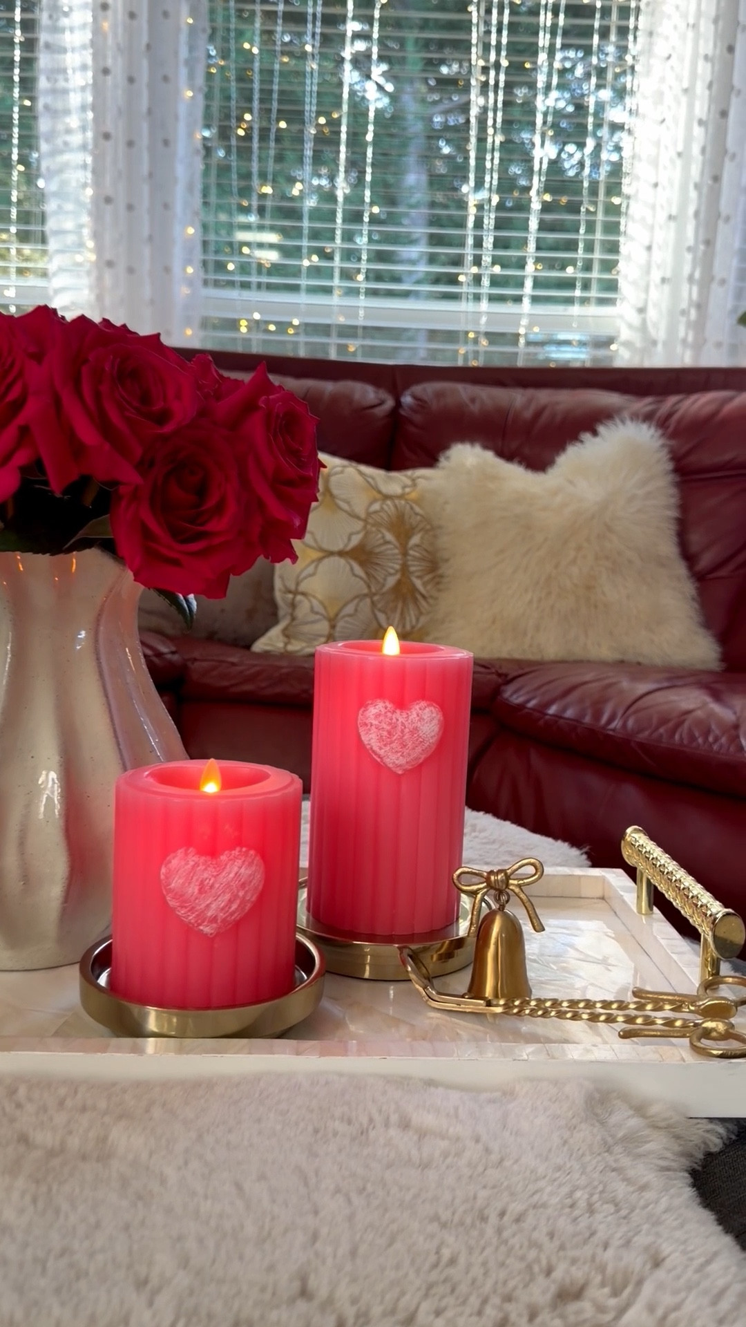 Coffee table refresh with bright pink Roses & Luminara realistic flameless candles. Valentine’s Day idea. Gift ideas.

#LTKFindsUnder50 #LTKSeasonal #LTKHome