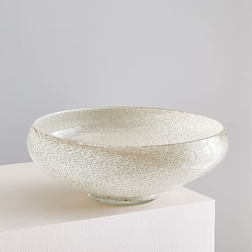 Jade Colored Glass Centerpiece Bowl | West Elm (US)