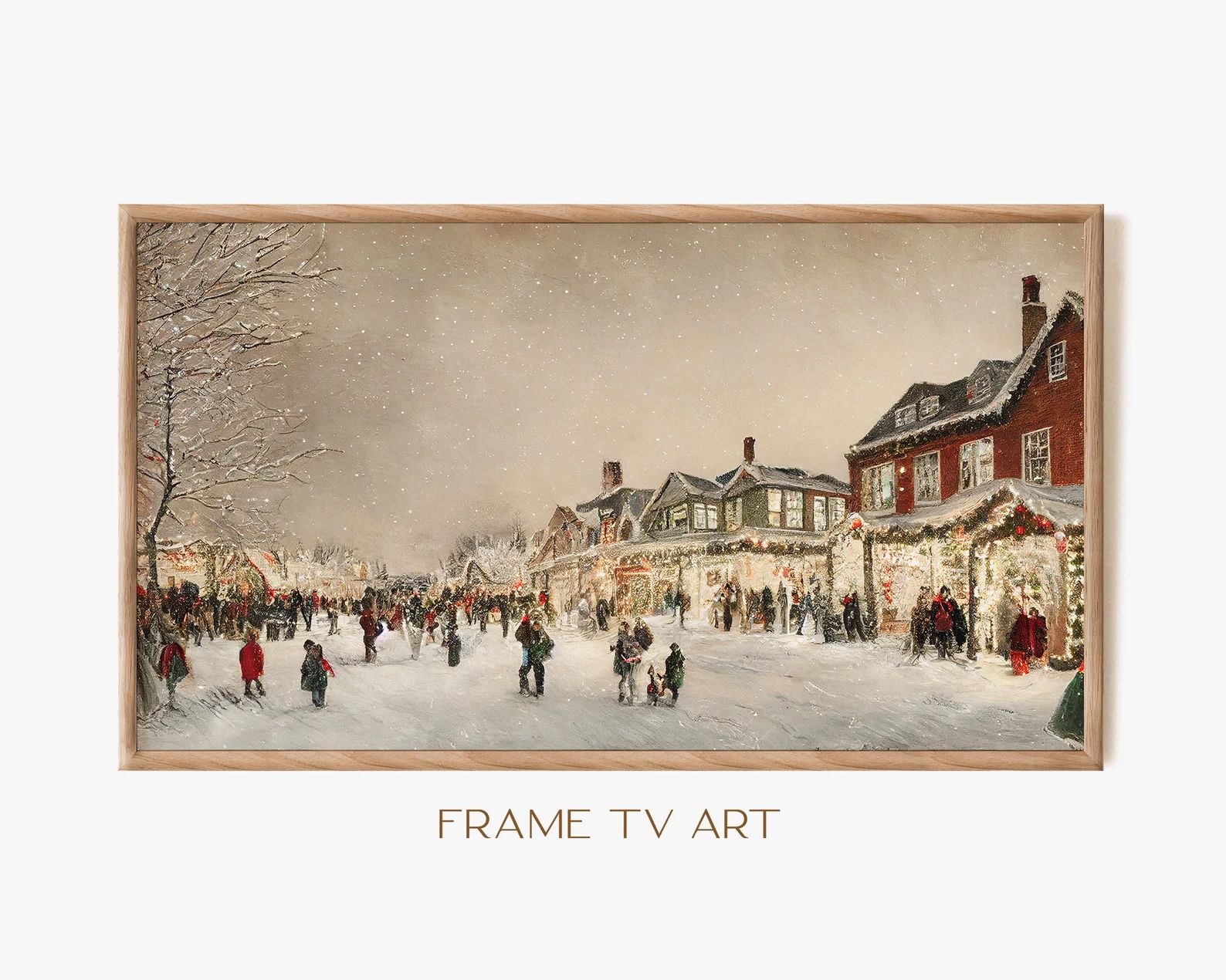 Samsung Frame TV Art  Christmas Frame TV Art 4K  Winter - Etsy | Etsy (US)