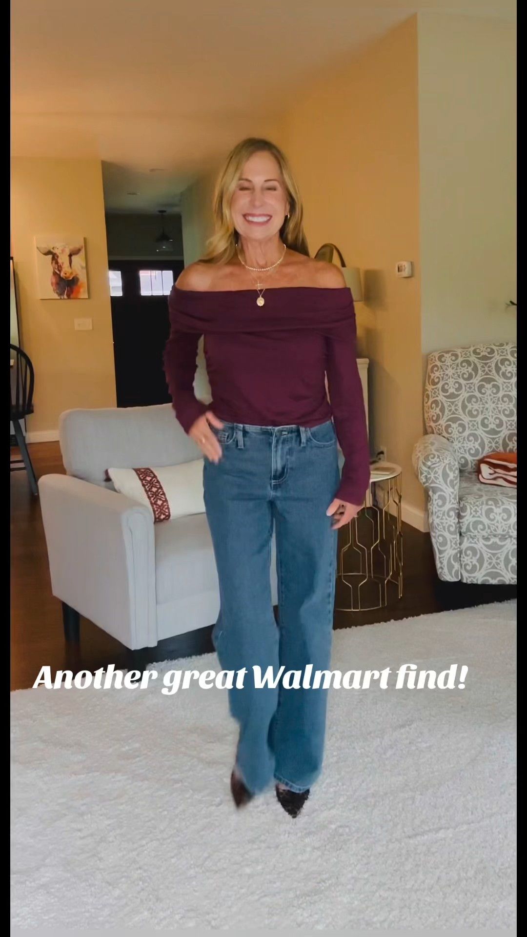 Walmart off the shoulder top I love! 

#LTKFindsUnder50