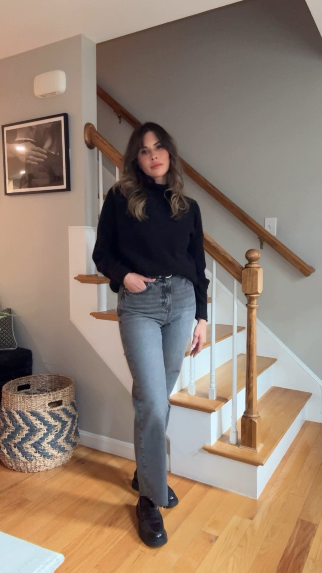 Chunky knit sweaters and grey denim 
Loafers 

#LTKFindsUnder50 #LTKFindsUnder100 #LTKOver40