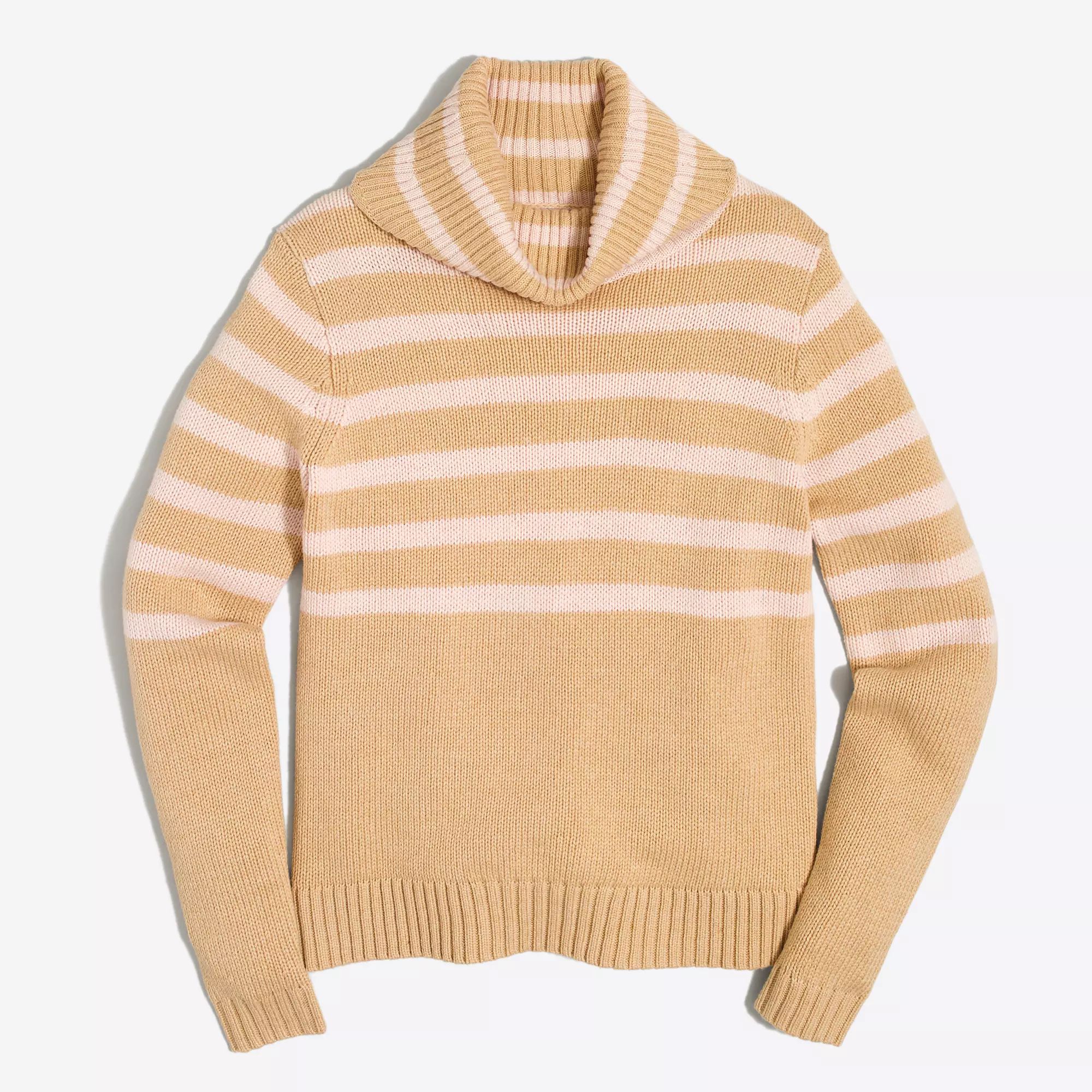 Striped turtleneck sweater | J.Crew Factory