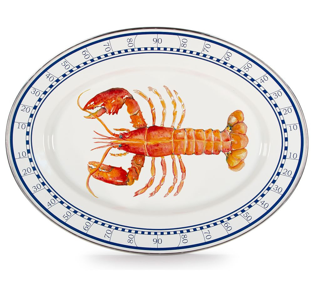 Golden Rabbit Lobster Enamel Collection | Pottery Barn (US)