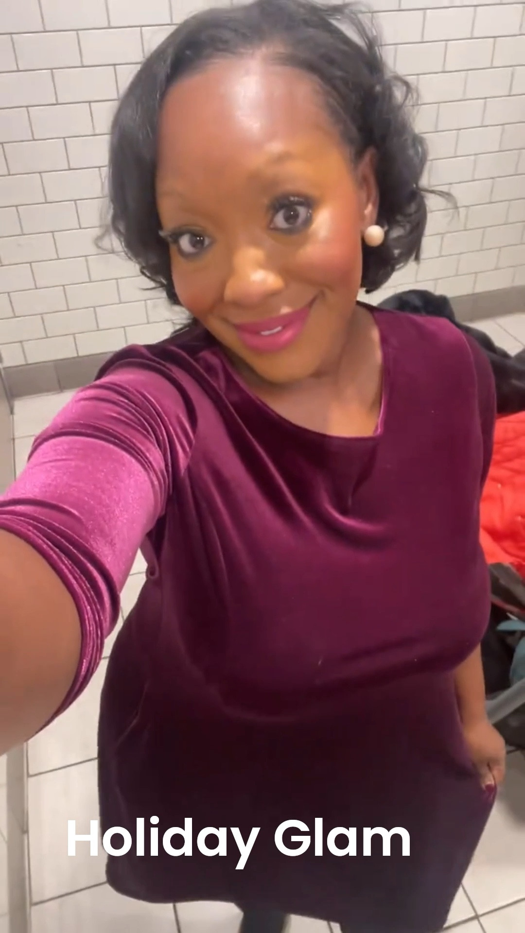 Holiday Glam & December Blessings🎄😍❤️
Got my hair done at Yesi's → went to the ladies Christmas party from our church → had a wonderful time → baby did amazing.
Thankful to the Lord for gifts of delicious food, fun, and fellowship. Purchased the dress at TJ Maxx. Will link this holiday glam look in my LTK @Yesi's Hair Forever
#HolidaySeason #PartyReady
#MomGlowUp #DecemberEnergy
#LifestyleCreator

#LTKHoliday #LTKmomlife #LTKvlog