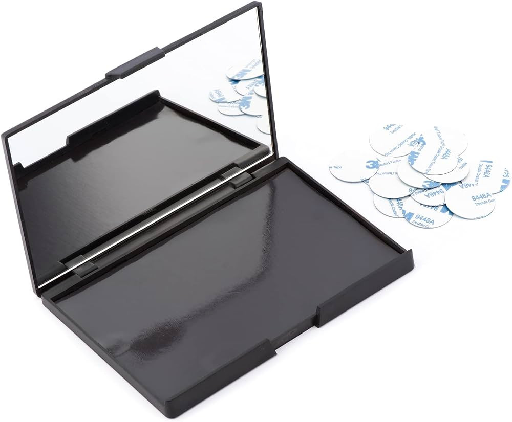 Allwon Empty Magnetic Plastic Eyeshadow Makeup Palette with 15Pcs Adhesive Empty Palette Metal St... | Amazon (US)