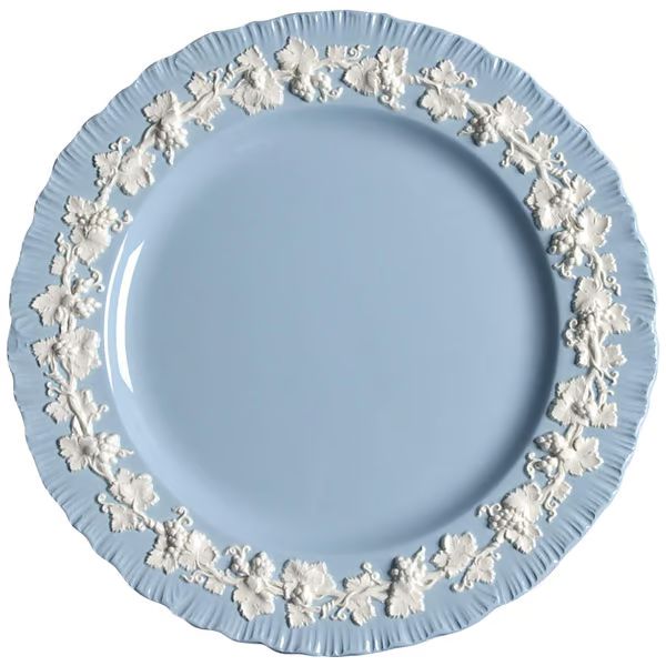 Cream Color on Lavender (Shell Edge) Dinner Plate by Wedgwood | Replacements
