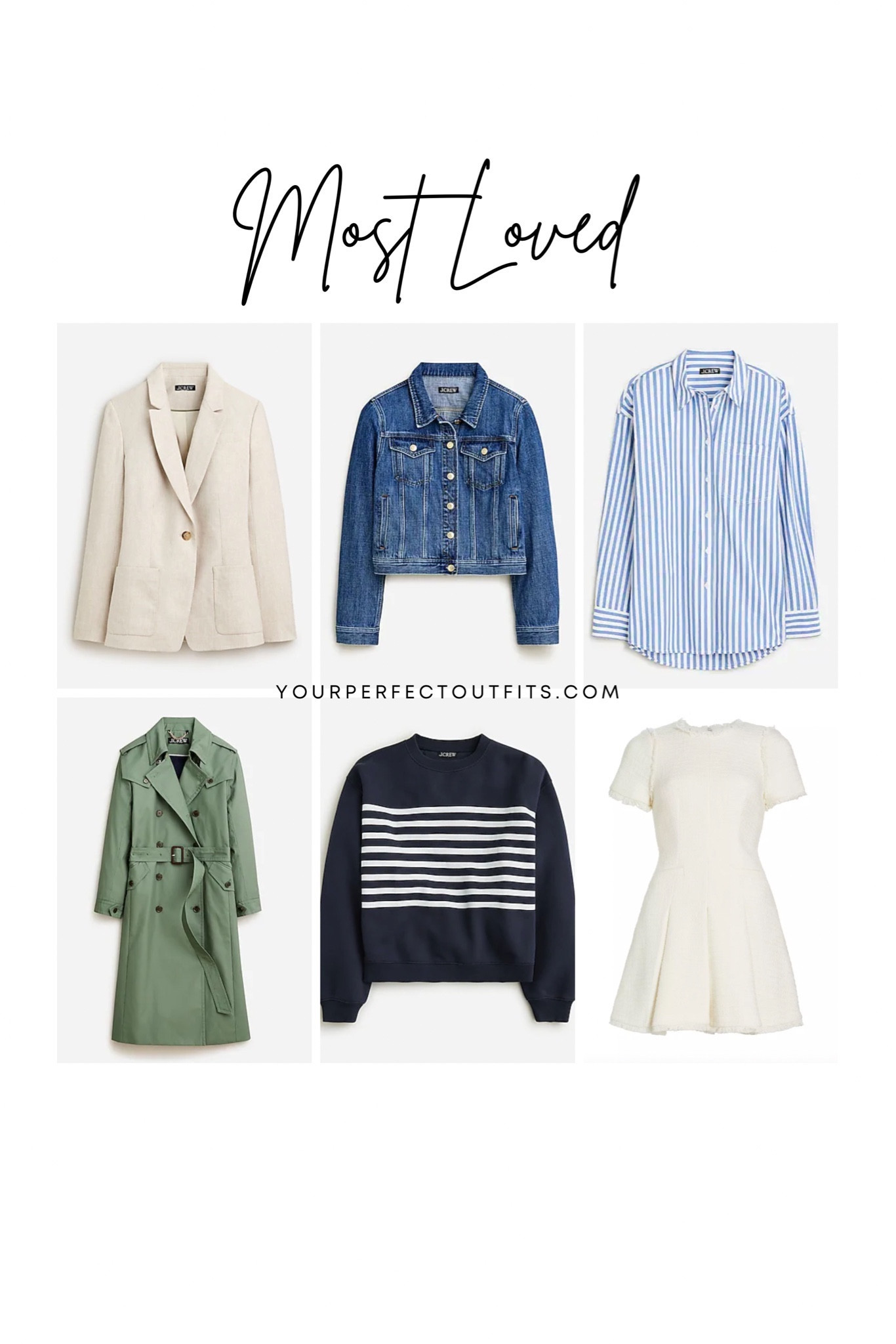 Most loved spring pieces 
Spring sale 
New collection 
Spring capsule wardrobe 

#LTKSeasonal #LTKfindsunder100 #LTKSpringSale