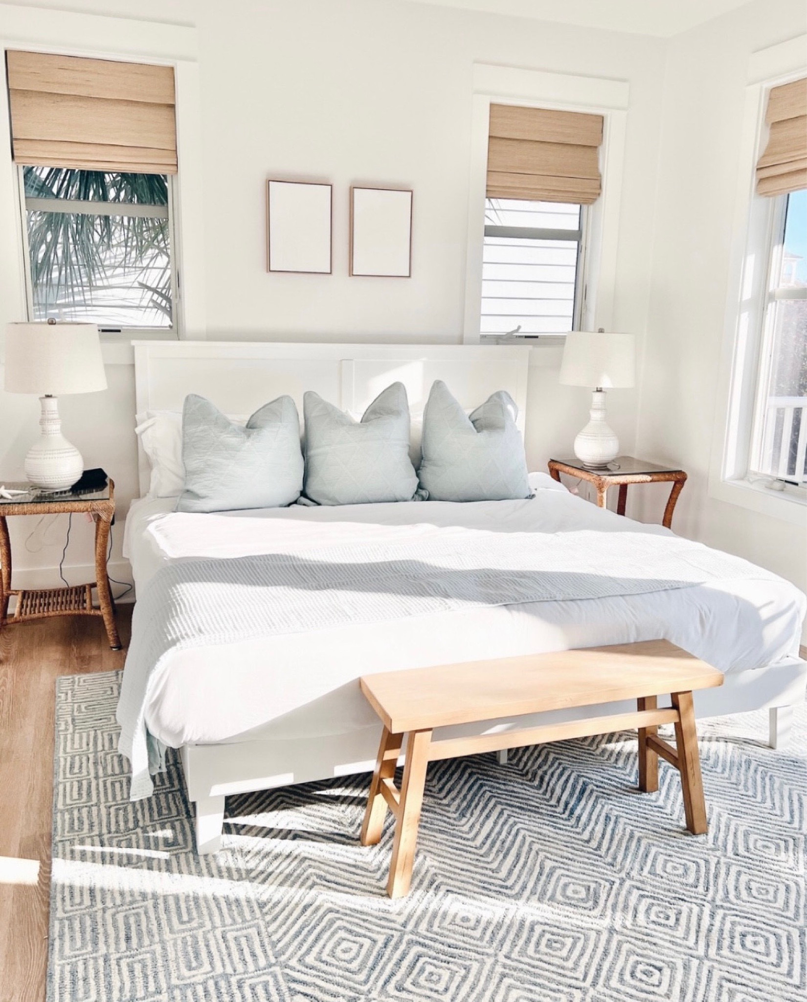 Granbury White Wood King Platform … curated on LTK