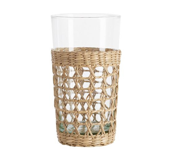 Cane Recycled Drinking Glasses | Pottery Barn (US)