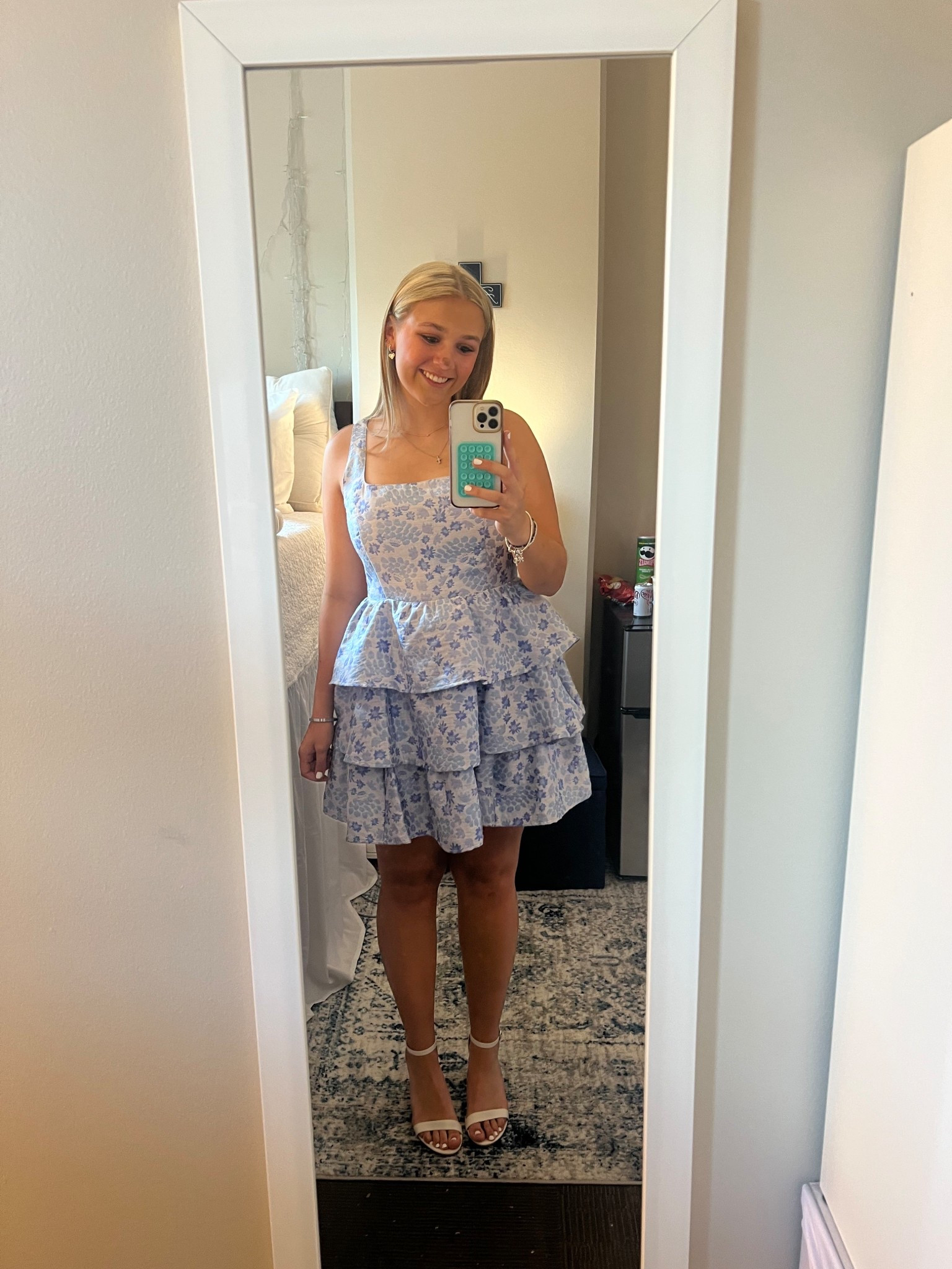 Rush day 7! Sisterhood round OOTD! 💙🩵 

#LTKBeauty #LTKStyleTip