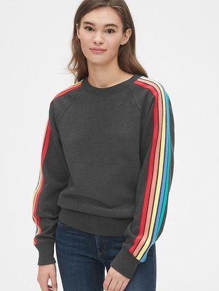 Vintage Soft Side-Stripe Raglan Sweatshirt | Gap (US)