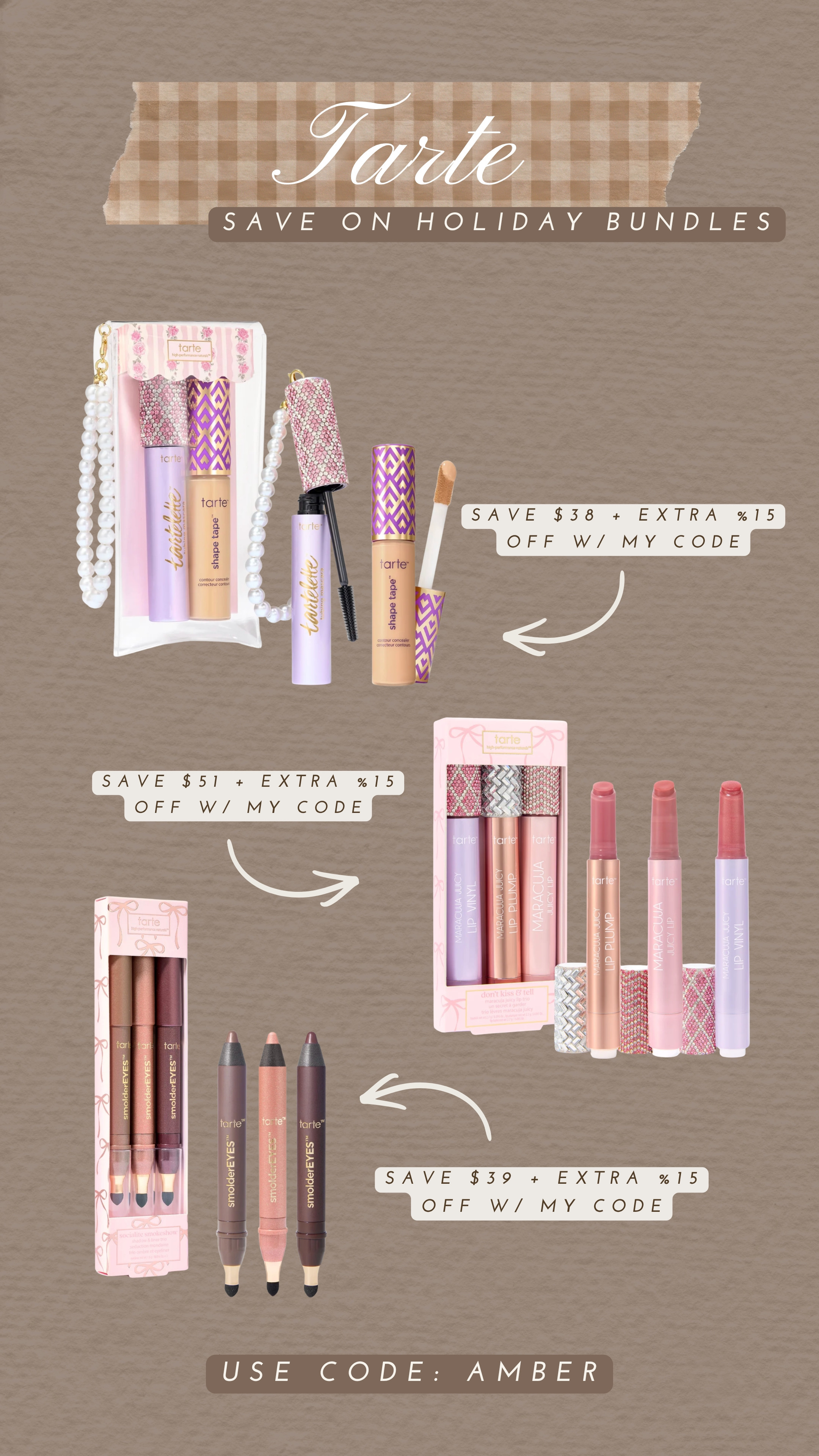 for limited time my code is stackable on bundles! extra 15% off with my code AMBER!

makeup essentials, lip gloss, self care 

 #LTKgrwm #LTKBeauty