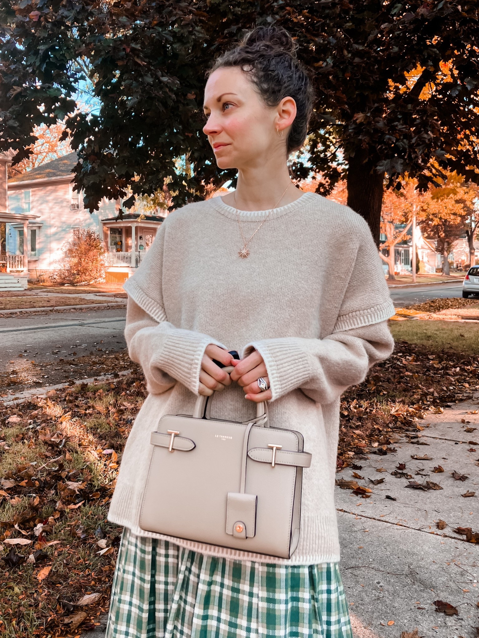 Fall church outfit. 
Modest outfit. Classic outfit. Fall outfit  

#LTKSeasonal #LTKOver40 #LTKPetite