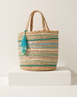 Striped Pom Pom Bag | Chico's