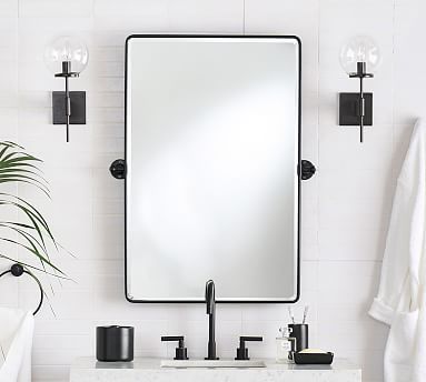 OPEN BOX: Vintage Rounded Rectangle Pivot Mirror | Pottery Barn (US)