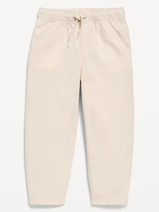 Pull-On Barrel-Leg Linen-Blend Pants for Toddler Boys | Old Navy (US)
