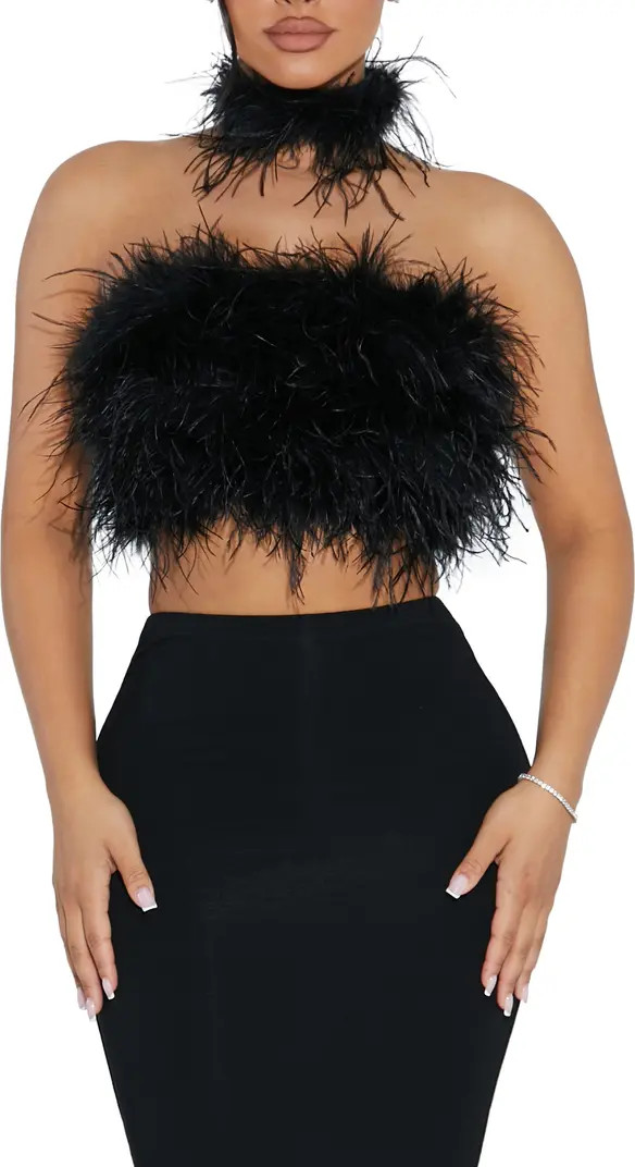 Naked Wardrobe Ruffle My Feathers Tube Top | Nordstrom | Nordstrom