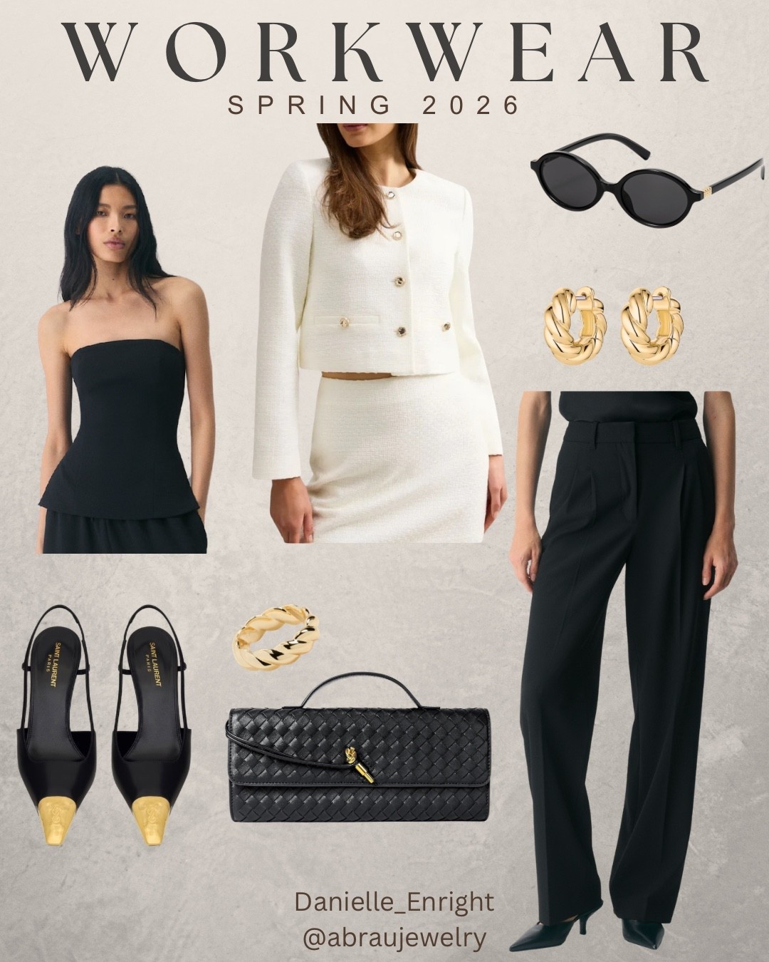 A classy and timeless outfit (think Jackie O. / Carolyn Bessette Kennedy) to wear to work or events. 

🏷️ lady coat , strapless top , Aritzia , crossbody , handbag , black woven bag , lady coat , oval sunglasses , spring jackett

#LTKU #LTKWorkwear #LTKSeasonal