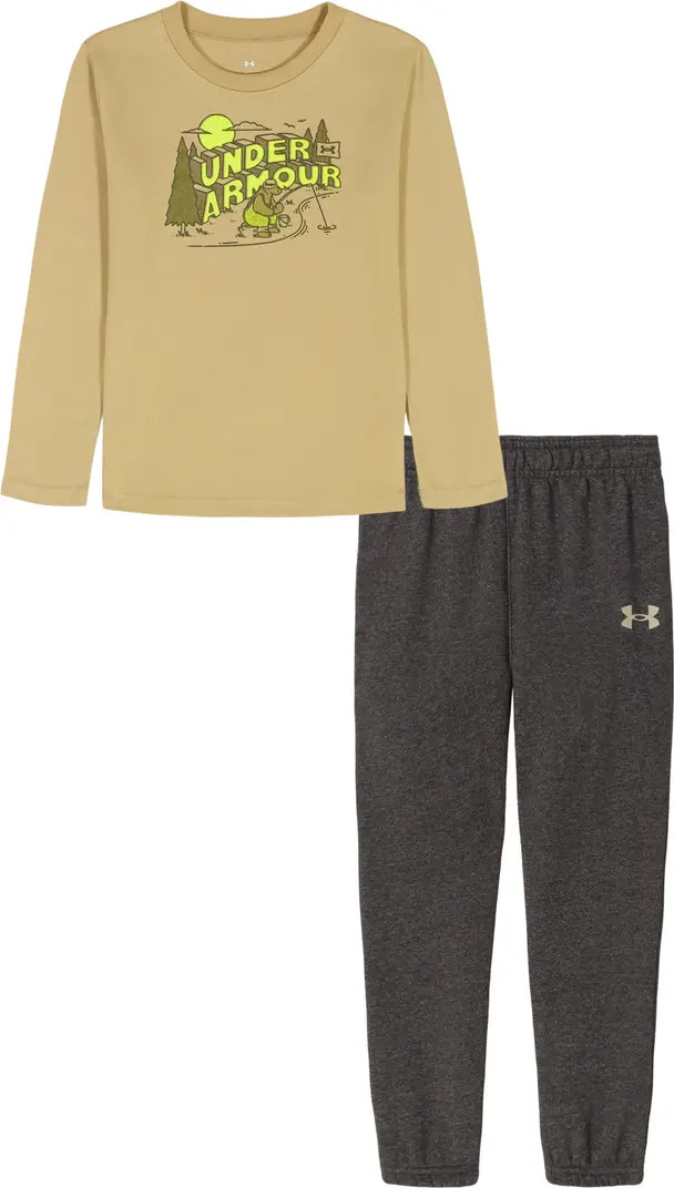Under Armour Kids' Bear Fishing Long Sleeve Top & Pants Set | Nordstromrack | Nordstrom Rack