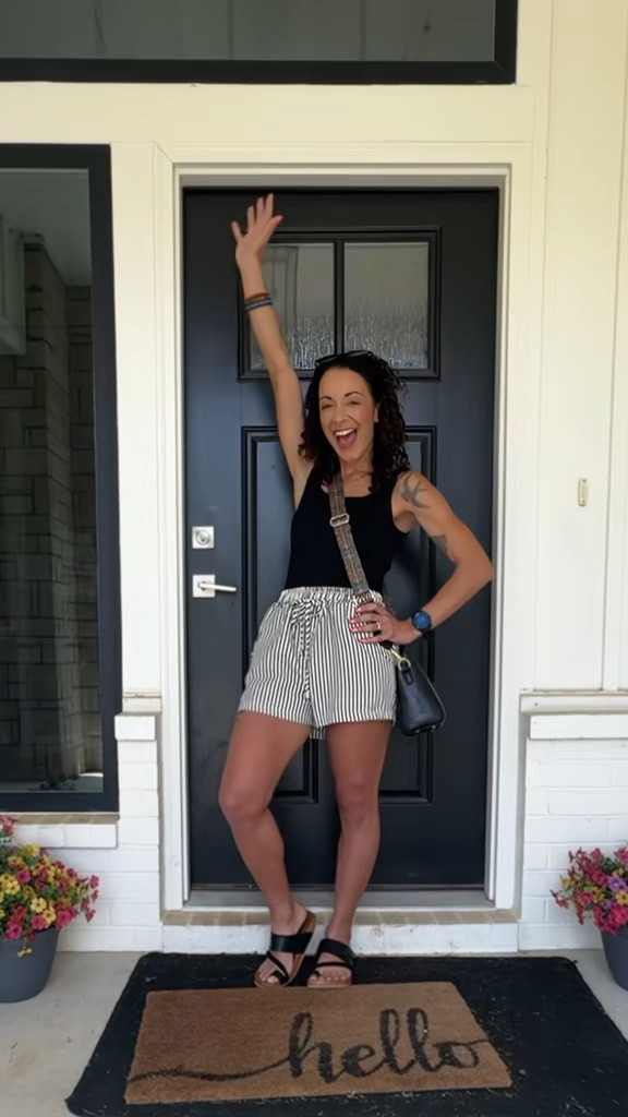 Casual Summer Striped Shorts + Bodysuit Outfit

This striped shorts and bodysuit combo is giving all the summer vibes — effortless, comfortable, and so easy to style. Linked everything for you so you can shop the whole look in one place!

#LTKootd #LTKOver40 #LTKSeasonal