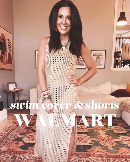 # walmartpartner All the cute summer finds on @walmartfashion from shorts to swim covers they have it all! #walmartfashion