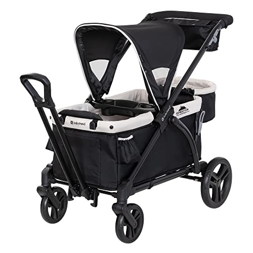 Baby Trend Expedition 2-in-1 Stroller Wagon Plus, Modern Khaki | Amazon (US)