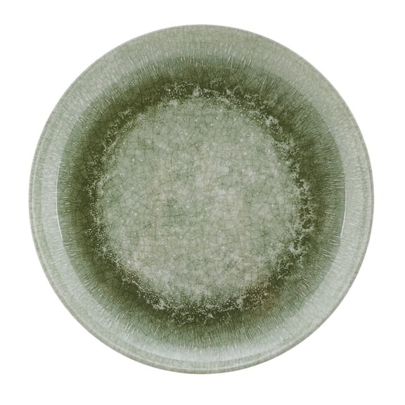 Better Homes and Gardens Ecochoice Bamboo & Melamine Dinner Plate, Green Reactive Glaze, 10.75 In... | Walmart (US)