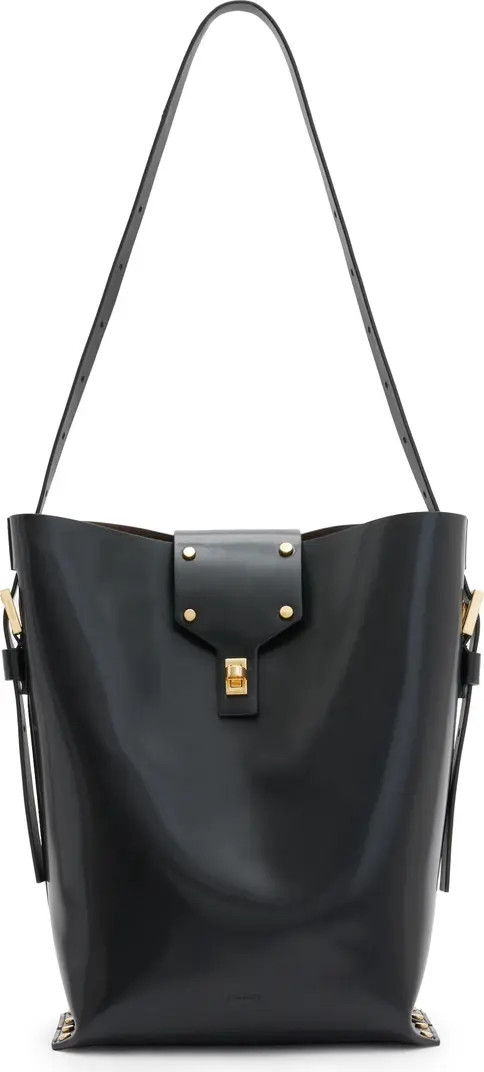 AllSaints Miro Leather Shoulder Bag | Nordstrom | Nordstrom
