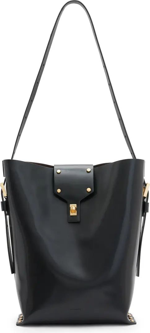 AllSaints Miro Leather Shoulder Bag | Nordstrom | Nordstrom